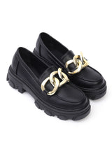CHUNKY SLIPONS-BLACK