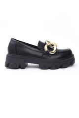 CHUNKY SLIPONS-BLACK