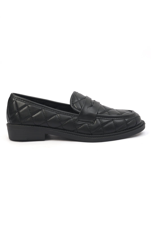 SOFT WEAVE FLATS-BLACK