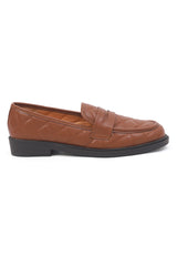 SOFT WEAVE FLATS-COFFEE