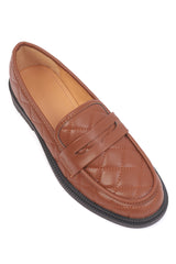 SOFT WEAVE FLATS-COFFEE