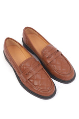 SOFT WEAVE FLATS-COFFEE