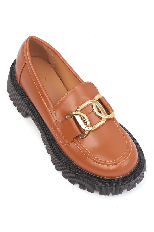 LUG SOLE LOAFERS-CAMEL