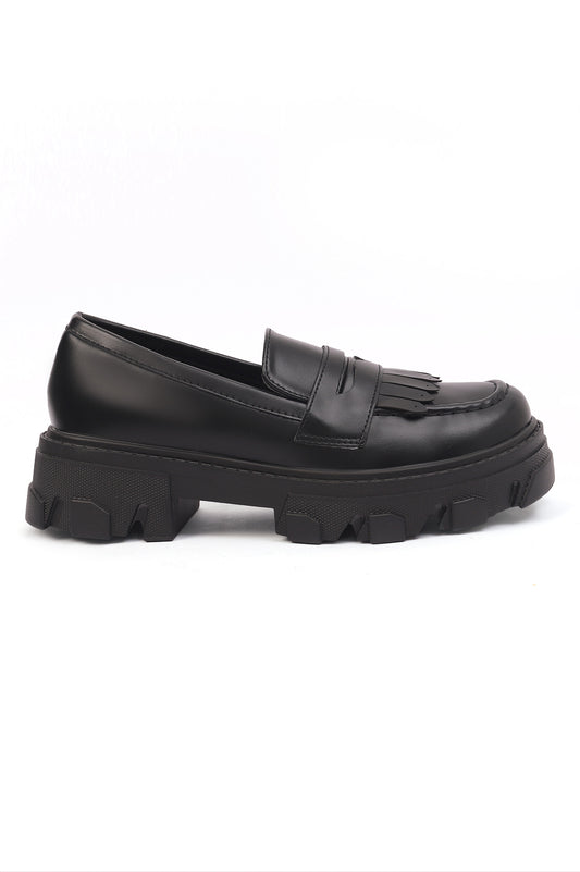 SHINE LOAFERS-BLACK