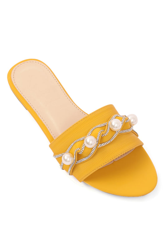 PEARL KNOT-YELLOW