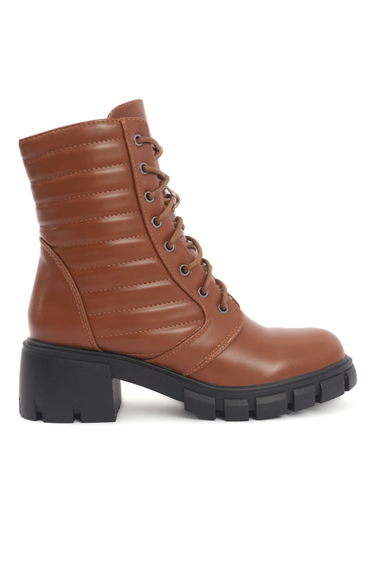 COMBAT BOOTS-TAN