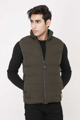 CHEVRON VEST-GREEN