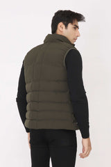 CHEVRON VEST-GREEN