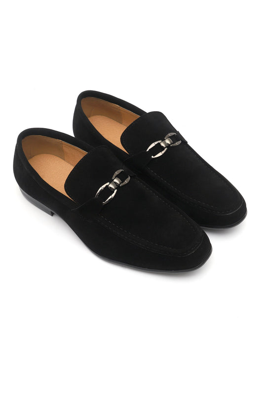 SNAFFLE TRIM LOAFERS-BLACK