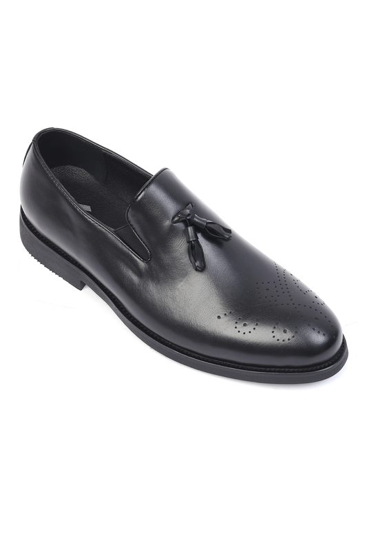 TASSEL LOAFERS-BLACK
