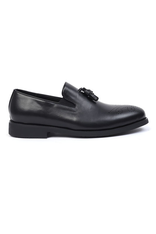 TASSEL LOAFERS-BLACK