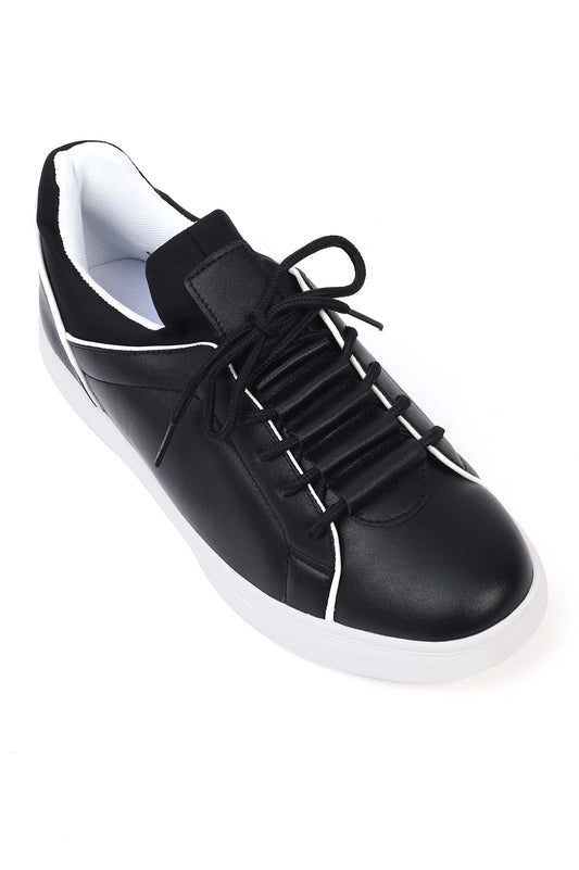 LOW TOP SNEAKERS-BLACK