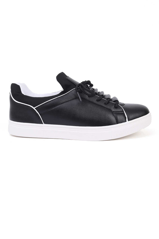 LOW TOP SNEAKERS-BLACK