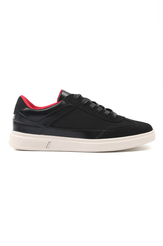 SUEDE MENS SNEAKERS-BLACK