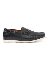 TEXTURED LOAFERS-BLACK