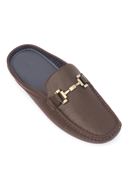 TEXTURED  SLIPONS-COFFEE