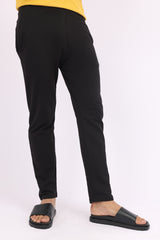 COMFY COTTON TROUSER-BLACK