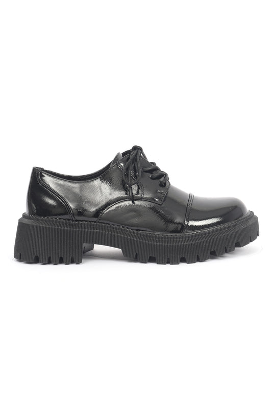 CHUNKY LACEUP-BLACK