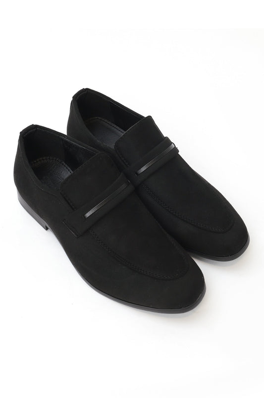 BANDED LOAFERS-BLACK