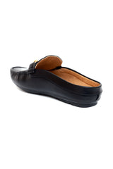 SNAFFLE MULES-BLACK
