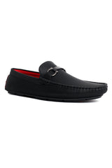 NUBUCK LOAFERS-BLACK