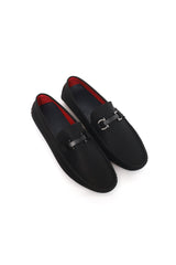 NUBUCK LOAFERS-BLACK