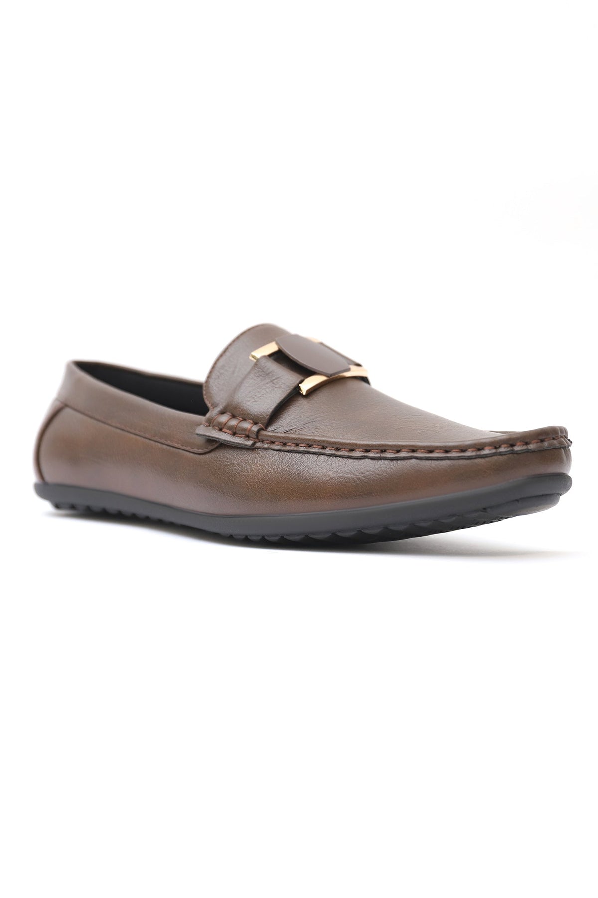 SQUARE-BIT LOAFERS-COFFEE