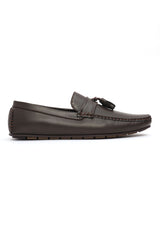 VANTAGE DOT TASSEL MOCS-COFFEE