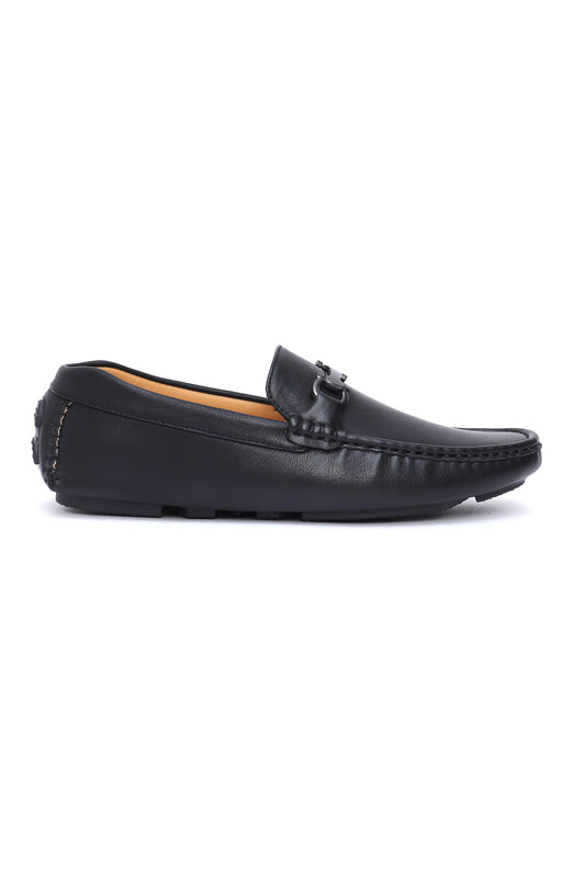 BUCKLED LOAFERS-BLACK
