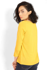 BASIC TSHIRT-YELLOW
