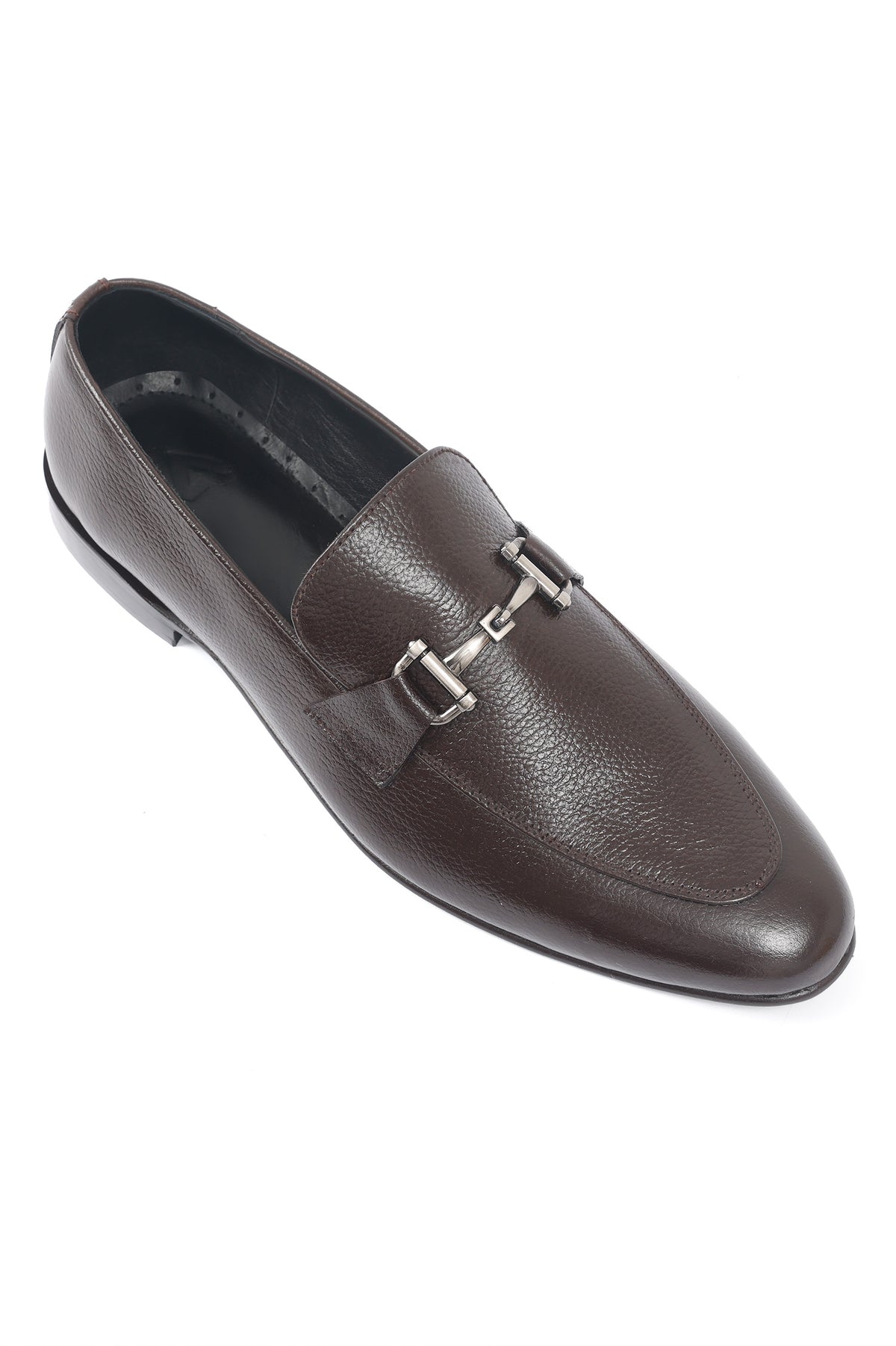 LEATHER LOAFERS-COFFEE