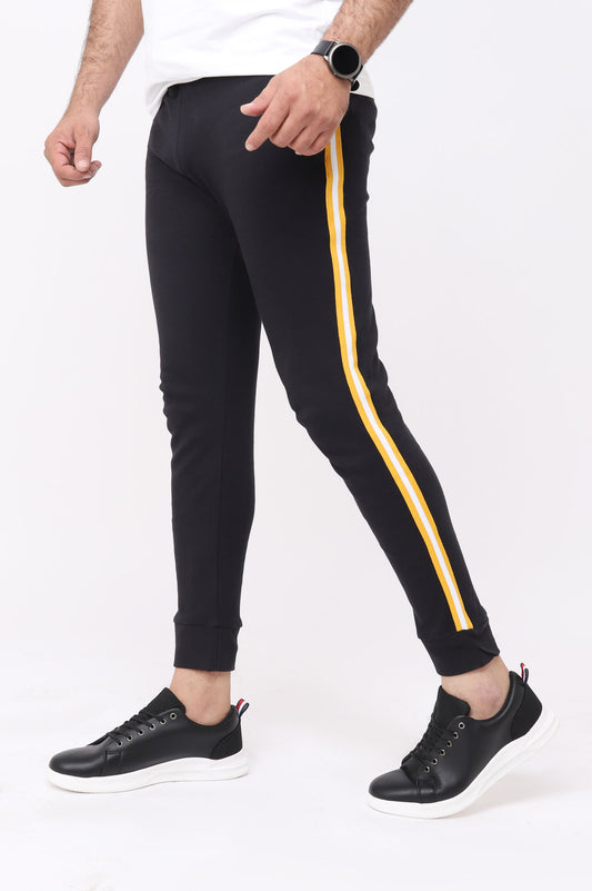 MEN JOGGER PANT-BLACK-MUSTARD-WHITE