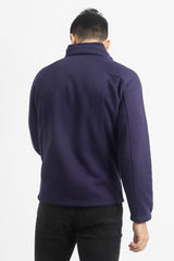 FLEECE ZIPPER-NAVY