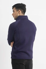 FLEECE ZIPPER-NAVY