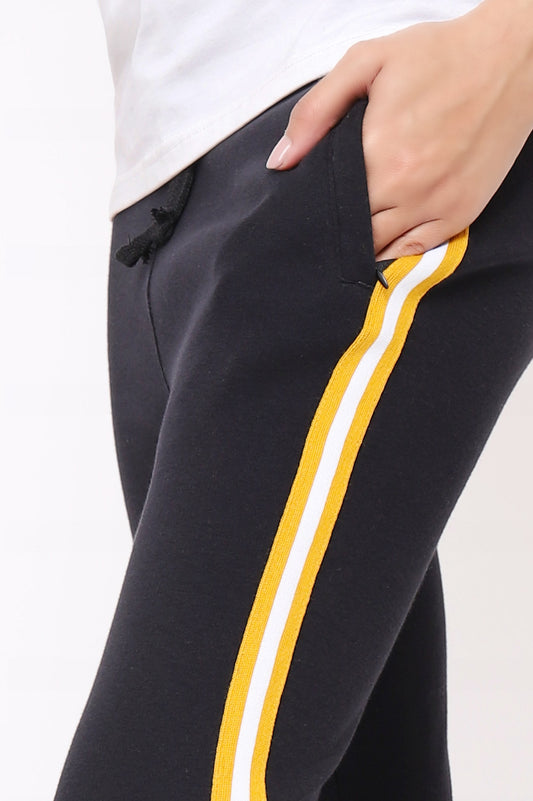 WOMEN JOGGER PANT-BLACK-MUSTARD-WHITE