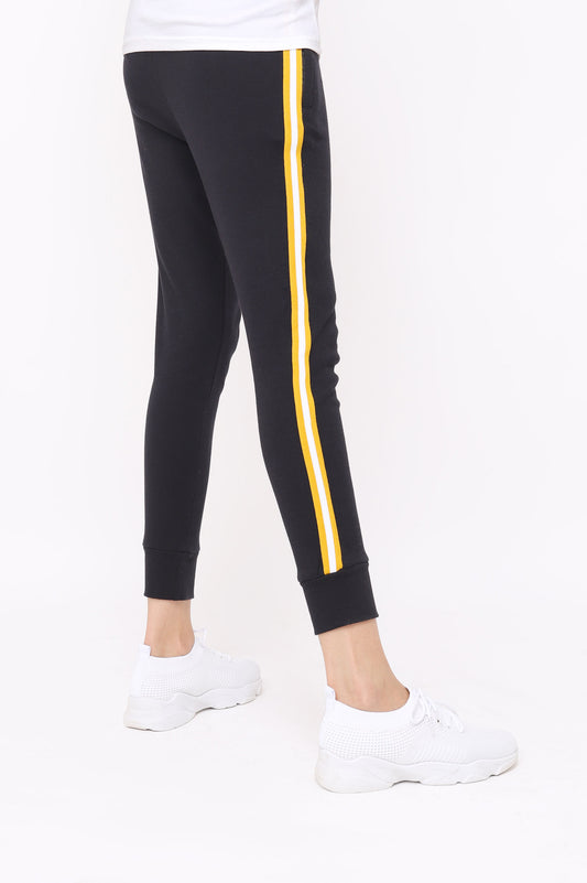 WOMEN JOGGER PANT-BLACK-MUSTARD-WHITE