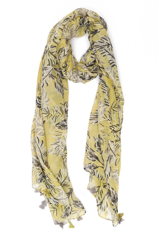 LEAF PRINT SCARF
