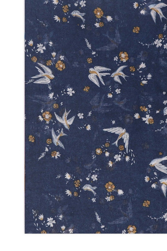 BIRD PRINT SCARF