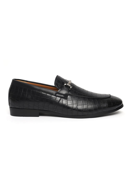 TEXTURED LOAFERS-BLACK