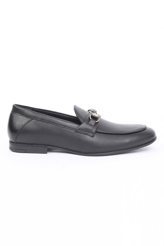 SNAFFLE TRIM LOAFERS-BLACK