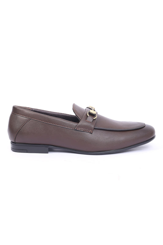 SNAFFLE TRIM LOAFERS-COFFEE