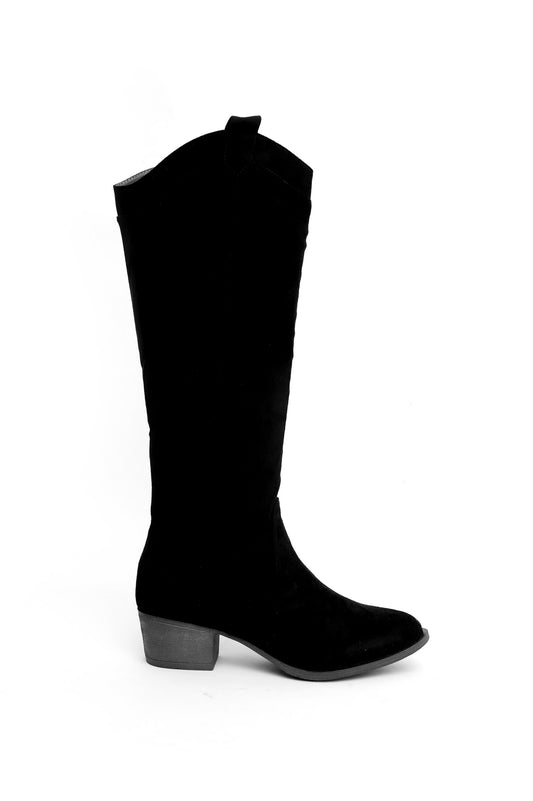 HIGH BOOTS-BLACK