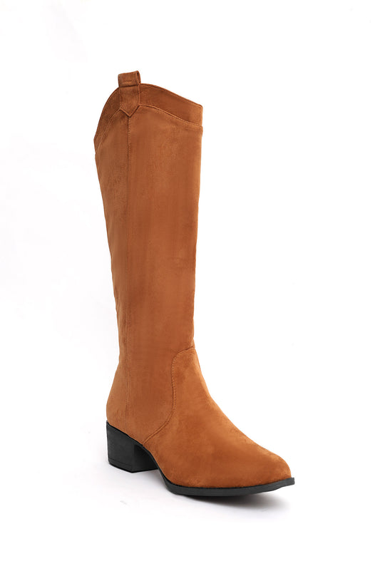 HIGH BOOTS-CAMEL