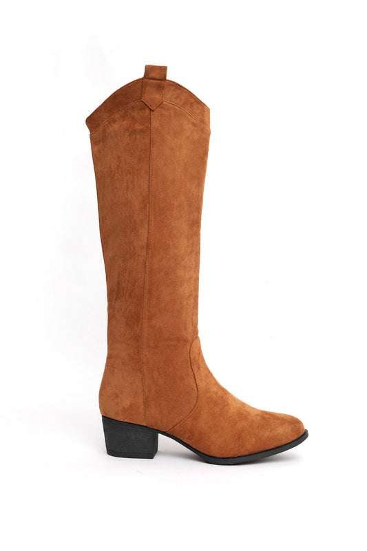 HIGH BOOTS-CAMEL