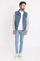 DENIM JACKET-MID-BLUE
