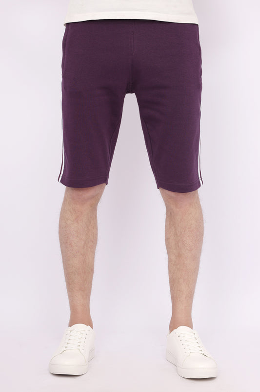 STRIPED BERMUDA-PURPLE/WPW